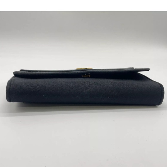 Authentic  GUCCI Black Chain Clutch Shoulder Bag/ original Gucci chain included - Picture 5 of 16